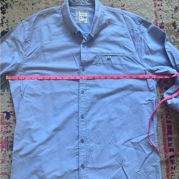 Alexander Julian Colours Blue Button Down Shirt - XL - Picture 4 of 8